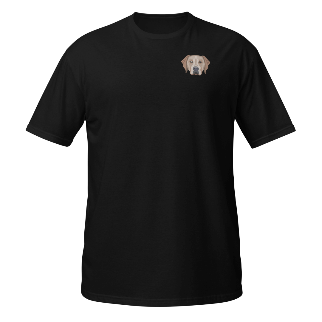 T-shirt chien labrador noir